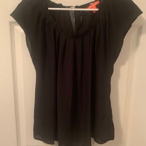 Joe Fresh Women+ Ruffle Chiffon Sleeve Blouse